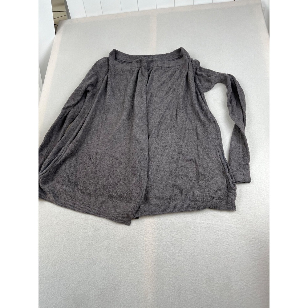 Barefoot Dreams Knit Gray Cardigan Open Front Size XS/S style 433